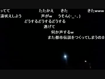 SD氏　心霊スポットで隠れてたら若者グループにバレておかしくなる