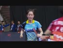 世界卓球2016女子準決勝-北朝鮮　第２試合- 石川佳純vsリ・ミョンスン