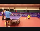 2016年世界卓球の全中国代表選手による練習風景
