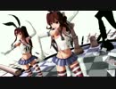 【艦これMMD】大和と金剛でKiss me 愛してる　「島風コス」