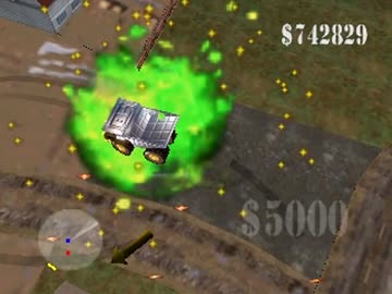 改造ブラストドーザー テスト