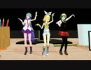 【MMD】 シナモンちゃん、鏡音リンv4x、GUMIでCling Cling