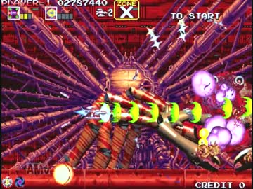 【VGA録画】ダライアス外伝 A-B-D-G-L-R-X 1コインクリア【2/2】