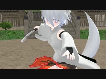 【東方MMD】椛と文と正邪と