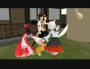 【ＭＭＤ】　『スプラトゥーン』　霊夢さんとかくれんぼ
