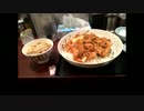 秋葉原の昭和食堂で豚キムチギガ盛丼１,５㎏