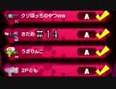 【splatoon】C－からA+99まで駆け上がる「チームはなの舞」の軌跡！PART14