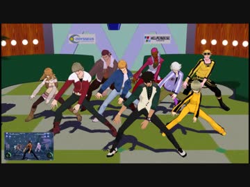 【MMDタイバニ】ヒーローズがgimme a big beat！ 【モーション配布】