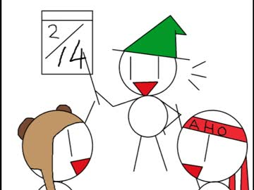 【描いてみた】バレンタインに夢見て脳内革命ガールｒｙ【挫折】