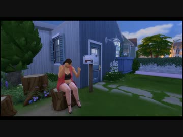 【第1回SIMS4建築祭】　青と白のスターターハウス　【ゆっくり】