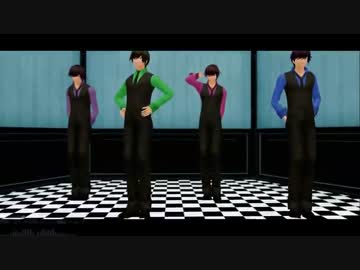 【MMD】水陸松と110松で妄想疾患■ガール【おそ松さん】