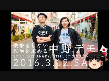【ゆっくり保守】デモをする「普通の」若者は存在しないのか？