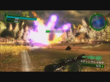 地球防衛軍4.1 R初期体力INF縛りDLC2-03山道封鎖