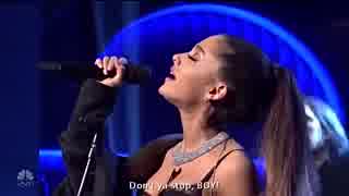 Ariana Grande "Dangerous Woman" (Live on SNL) +Lyrics