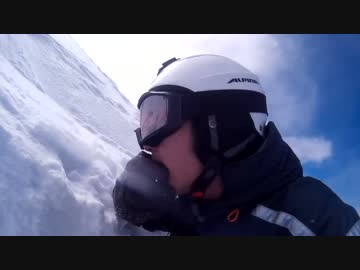 出発から下山決意、そして滑落 - M_Igashi in Grießenkareck 1991m