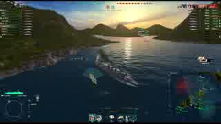 【WoWs】 球磨無双 リプレイ動画