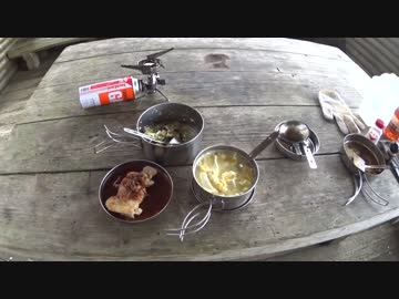 NC750X 糖質制限野外調理ツーリング