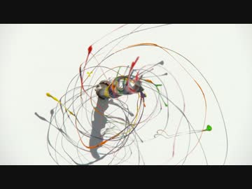 穴あけ工具にペンキをつけて回したらどうなるのか？