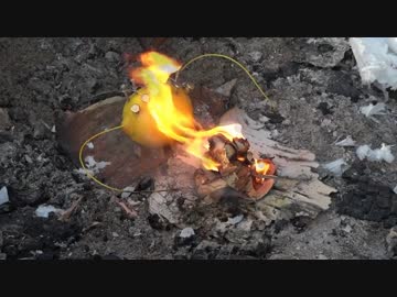 もしもの時に使える！？　レモンで火を熾す方法！！