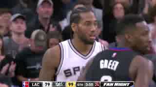 【NBA】16/3/15 SAS×LAC 気になったプレイをまとめた件