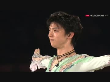 ［イタリア実況ユロスポ版一部翻訳付］羽生結弦 2015 NHK杯 EX＋アンコール