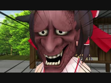 【東方】魔理沙が霊夢のプリンを食べたようです【MMD】