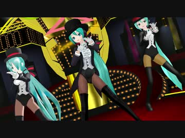 【MMD】 マジシャン三姉妹でPiNK CAT