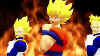 【MMD】BURNING feat. Super Saiyan(Retake)【DB】