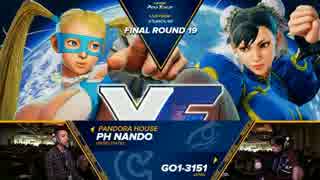 FinalRound19 スト5 TOP16Winners NandoTovar vs GO1