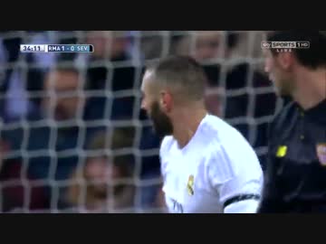 【15/16La Liga】レアルマドリードvsセビージャ
