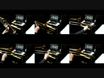 【ガルパン】戦車道行進曲！全部トロンボーンで演奏してみた
