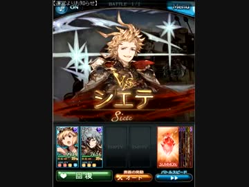 【グラブル】VSシエテ戦