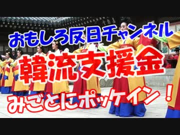 【韓流支援金】 みごとにポッケイン！