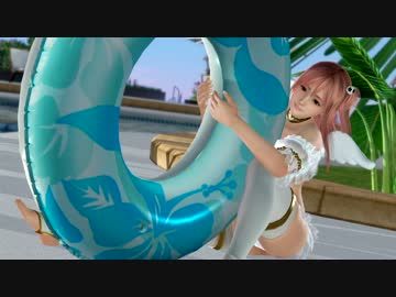 DOAX3 ほのか プールサイド 朝