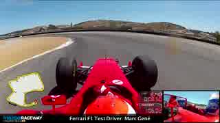 2012 Ferrari Racing Days Laguna Seca - F1 Test Driver  Marc Gen.