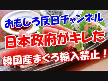 【日本政府がキレた】 韓国産まぐろ輸入禁止！