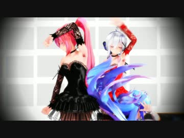 【MMD】WAVE【Tda式改変ミク、ルカ、ハク】