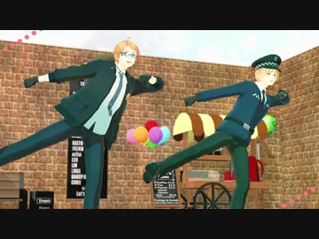 【MMD-MTP】じょん式英と米でハイファイレイヴァー【モーショントレース】