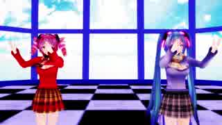 [MMD]ハロ／ハワユ ミク テト(vocal 鹿乃)