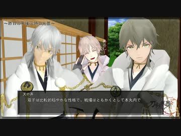 【MMD刀剣乱舞】うちの鶴丸国永を紹介するぞ！【MMD紙芝居】