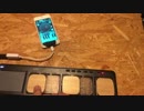 nanoPADとスマホのsynth bookで足伴奏キーボード