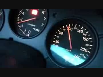 トヨタ  スープラ  全開加速