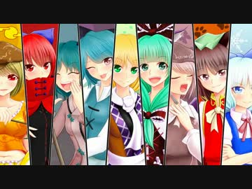 【東方自作アレンジ】紅～紺2ボスメドレー