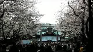 靖國神社 桜 皇紀二六七六年四月