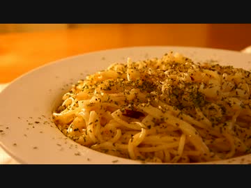 いいかげんに作る　ペペロンチーノ