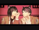 【進撃のMMD】　アッカーマンが猫耳つけてPiNK CATを踊ることになった。