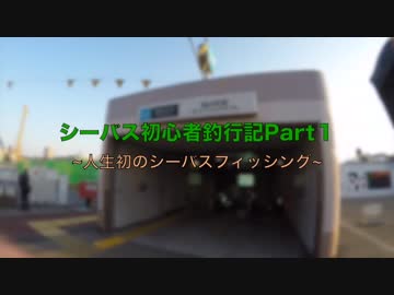 【電車で釣行!】初心者シーバス編Part1
