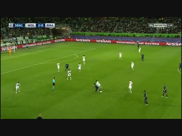 【ロングハイライト CL】ヴォルフスブルク×レアル・マドリー 【1st.leg】