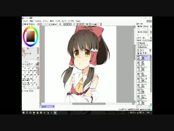 【東方】霊夢ちゃん描いてみた