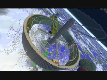 【Minecraft】重力に心を縛られずに生きていく4機【Voiceroid】